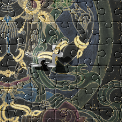 Three Bodhisattvas - Jigsaw puzzle
