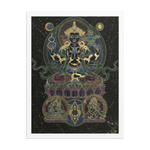 Three Bodhisattvas - Framed poster