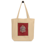 Green Tara On Red - Eco Tote Bag - Svietliy’s