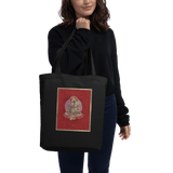 Green Tara On Red - Eco Tote Bag - Svietliy’s