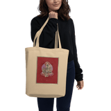 Green Tara On Red - Eco Tote Bag - Svietliy’s