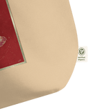 Green Tara On Red - Large organic tote bag - Svietliy’s