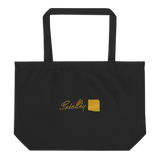 Green Tara On Red - Large organic tote bag - Svietliy’s