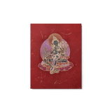 Green Tara on Red - Metal prints - Svietliy’s