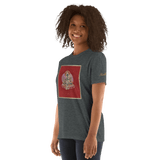 Green Tara on Red - Short - Sleeve Unisex T-Shirt - Svietliy’s