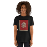 Green Tara on Red - Short - Sleeve Unisex T-Shirt - Svietliy’s