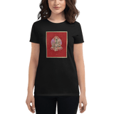 Green Tara on Red - Women's short sleeve t-shirt - Svietliy’s