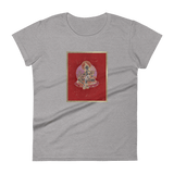 Green Tara on Red - Women's short sleeve t-shirt - Svietliy’s