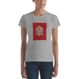 Green Tara on Red - Women's short sleeve t-shirt - Svietliy’s