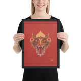 Kali Ma The Tigress - Framed poster - Svietliy’s