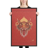 Kali Ma The Tigress - Framed poster - Svietliy’s