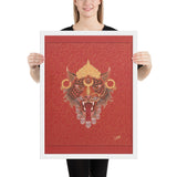 Kali Ma The Tigress - Framed poster - Svietliy’s