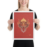 Kali Ma The Tigress - Framed poster - Svietliy’s