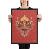Kali Ma The Tigress - Framed poster - Svietliy’s