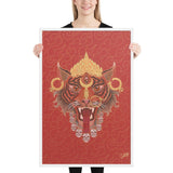 Kali Ma The Tigress - Framed poster - Svietliy’s