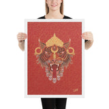 Kali Ma The Tigress - Framed poster - Svietliy’s