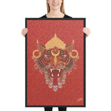Kali Ma The Tigress - Framed poster - Svietliy’s