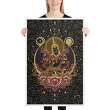 Lakshmi Ma: Mother of Abundance - Framed poster - Svietliy’s