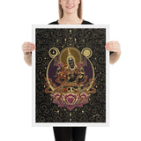 Lakshmi Ma: Mother of Abundance - Framed poster - Svietliy’s