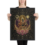 Lakshmi Ma: Mother of Abundance - Framed poster - Svietliy’s