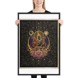 Lakshmi Ma: Mother of Abundance - Framed poster - Svietliy’s