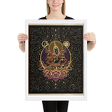 Lakshmi Ma: Mother of Abundance - Framed poster - Svietliy’s