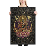 Lakshmi Ma: Mother of Abundance - Framed poster - Svietliy’s
