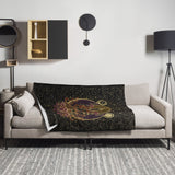 Lakshmi Ma: Mother of Abundance - Throw Blanket - Svietliy’s