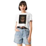 Lakshmi Ma: Mother of Abundance - Women's Crop Tee - Svietliy’s