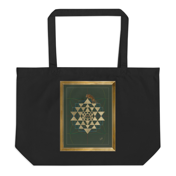 Large organic tote bag