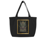 Three Bodhisattvas - Large organic tote bag