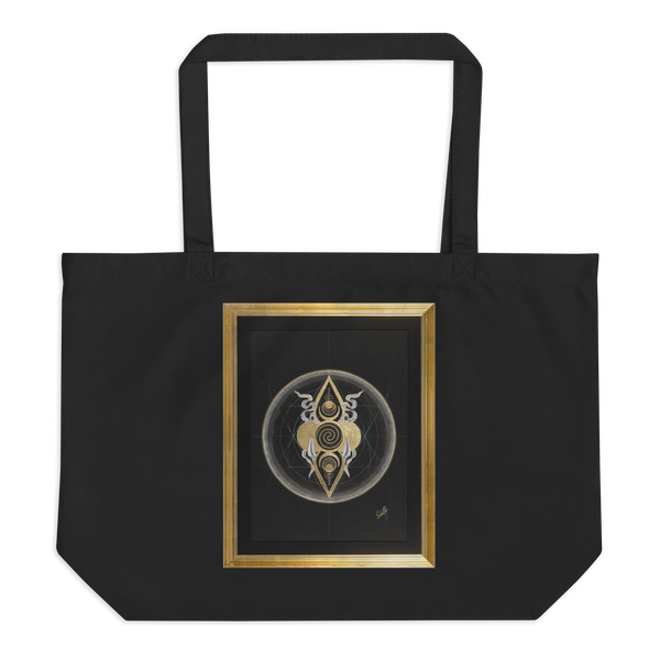 Large organic tote bag