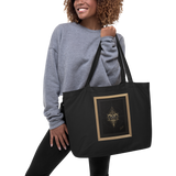 The Elephant Of Queen Maya - Large organic tote bag