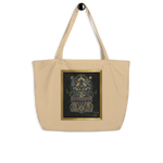 Three Bodhisattvas - Large organic tote bag