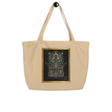 Three Bodhisattvas - Large organic tote bag