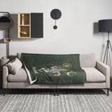 Nritya Ganapati - The Happy Dancer Ganesha - Throw Blanket - Svietliy’s