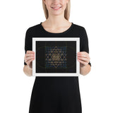 Sri Yantra Map - Color Guidance and Sequence - Framed poster - Svietliy’s