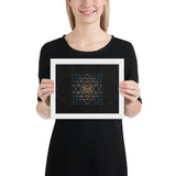 Sri Yantra Map - Color Guidance and Sequence - Framed poster - Svietliy’s