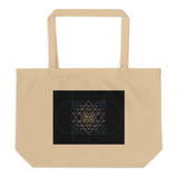 Sri Yantra Map - Color Guidance and Sequence - Large organic tote bag - Svietliy’s