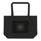 Sri Yantra Map - Color Guidance and Sequence - Large organic tote bag - Svietliy’s