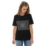 Sri Yantra Map - Color Guidance and Sequence - Organic Unisex T-Shirt - Front Print - Svietliy’s