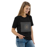 Sri Yantra Map - Color Guidance and Sequence - Organic Unisex T-Shirt - Front Print - Svietliy’s