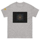 Sri Yantra Map - Color Guidance and Sequence - Short - sleeve unisex t-shirt - Svietliy’s