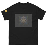 Sri Yantra Map - Color Guidance and Sequence - Short - sleeve unisex t-shirt - Svietliy’s