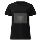 Sri Yantra Map - Color Guidance and Sequence - Women's short sleeve t-shirt - Svietliy’s