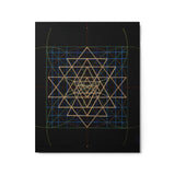 Sri Yantra Map - Metal prints - Svietliy’s