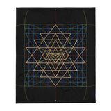 Sri Yantra Map - Throw Blanket - Svietliy’s