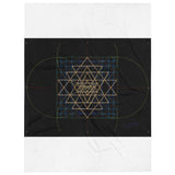 Sri Yantra Map - Throw Blanket - Svietliy’s