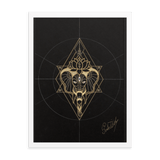 The Elephant of Queen Maya - Framed poster - Svietliy’s