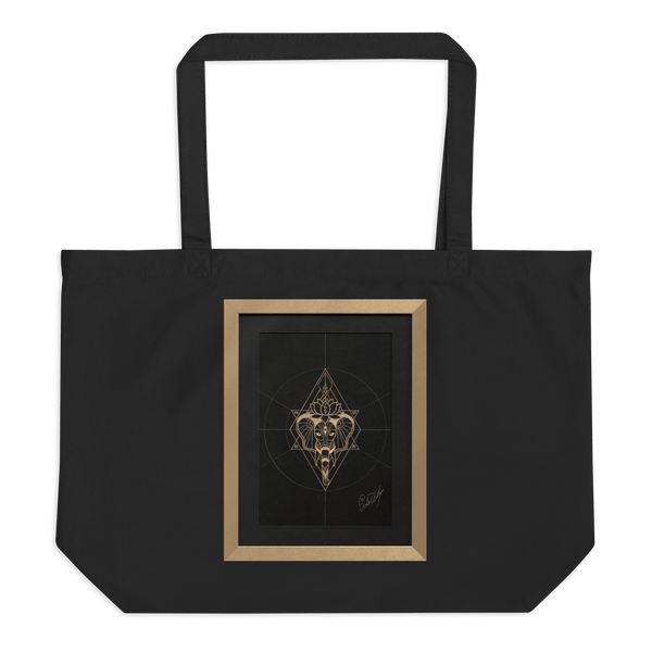 Large organic tote bag